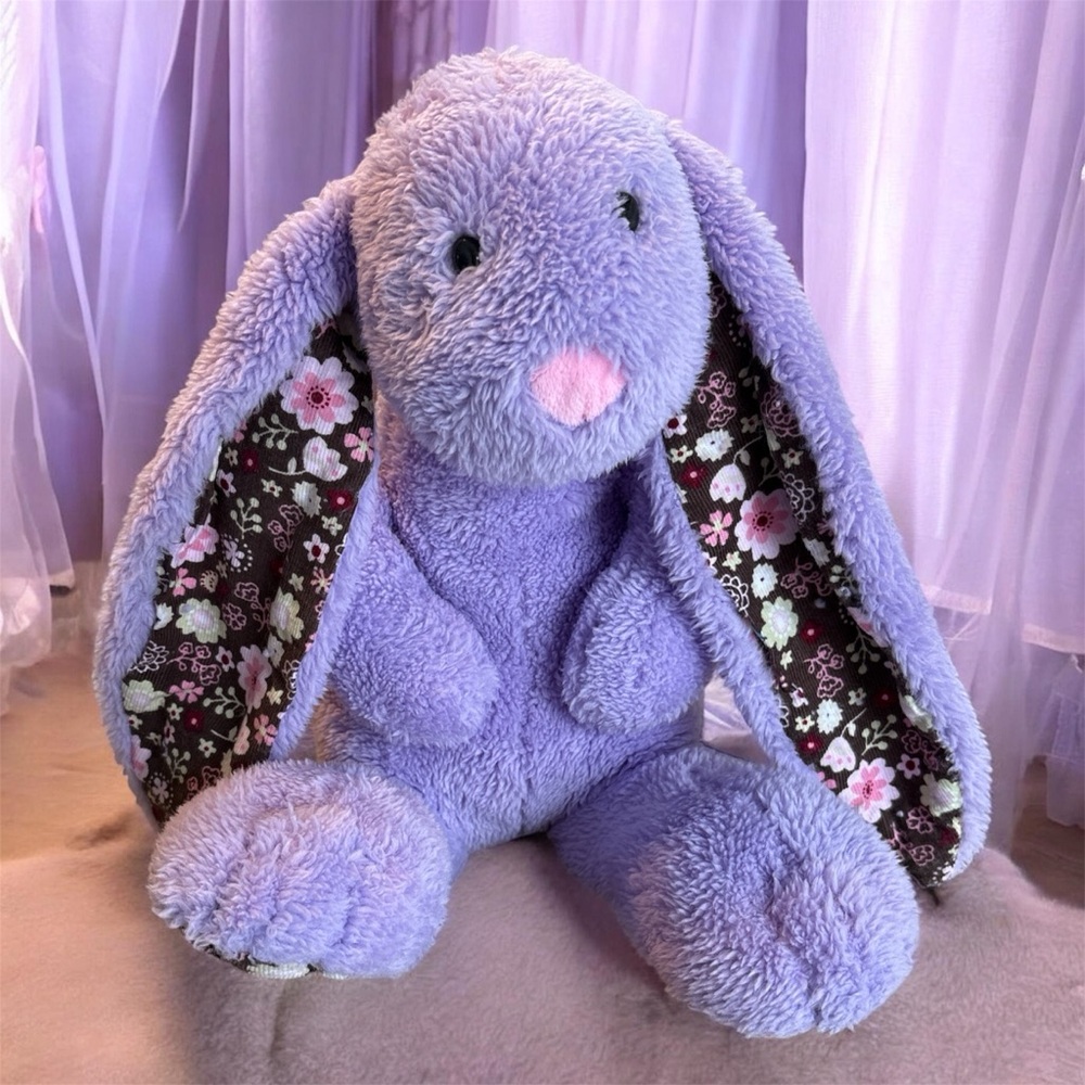 Lavender Plush Bunny Stuffed Animal